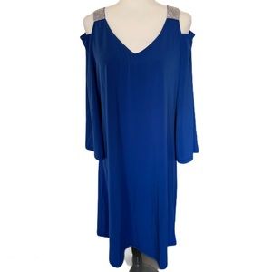 Evening Cold Shoulder Dress